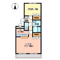 ピアレ柏木の物件間取画像